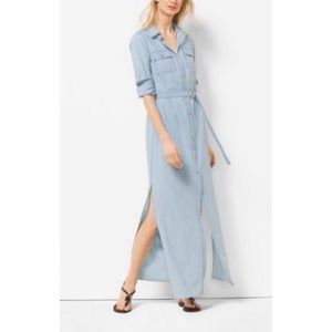 Michael Kors Chambray Maxi Dress